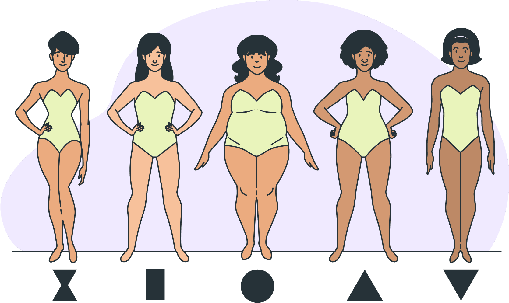 Body Types Illustration